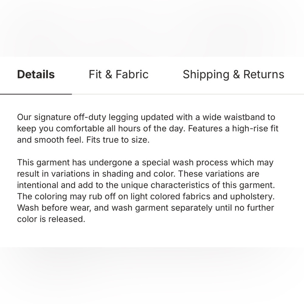 NWT | SKIMS Outdoor High-Waisted Banded Legging | Women’s Small | Onyx Black - Picture 9 of 10